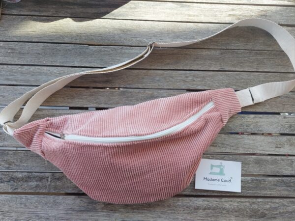 sac banane velours